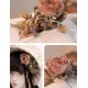 Hoshibako Works Oil Painting Rose Handmade Flower Crown and Brooch Set(Reservation/Full Payment Without Shipping)